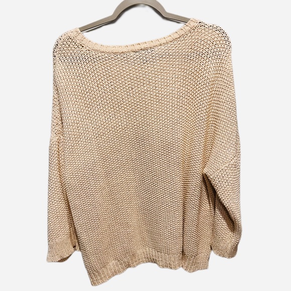 Sold Eileen Fisher Boxy Organic Cotton Sweater Size Large - Picture 2 of 3